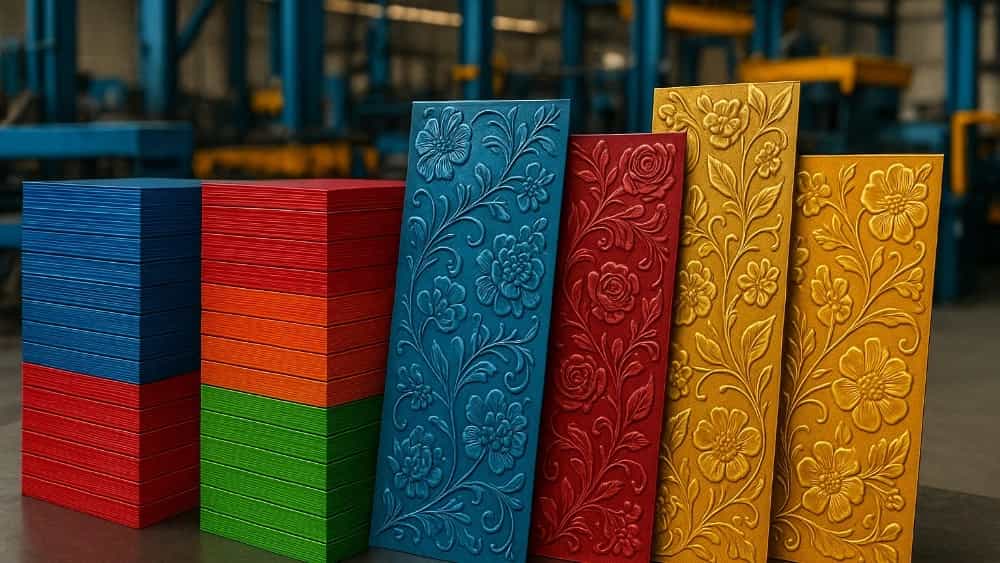 Production of colored and flowering sheets in Tehran
