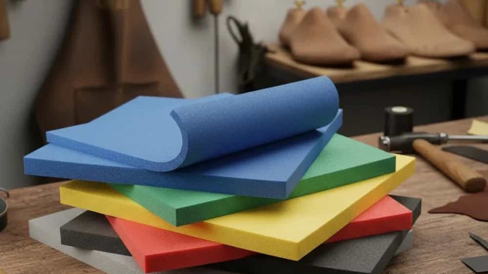 Sale of Kharjkar shoe foam with various colors in Tehran